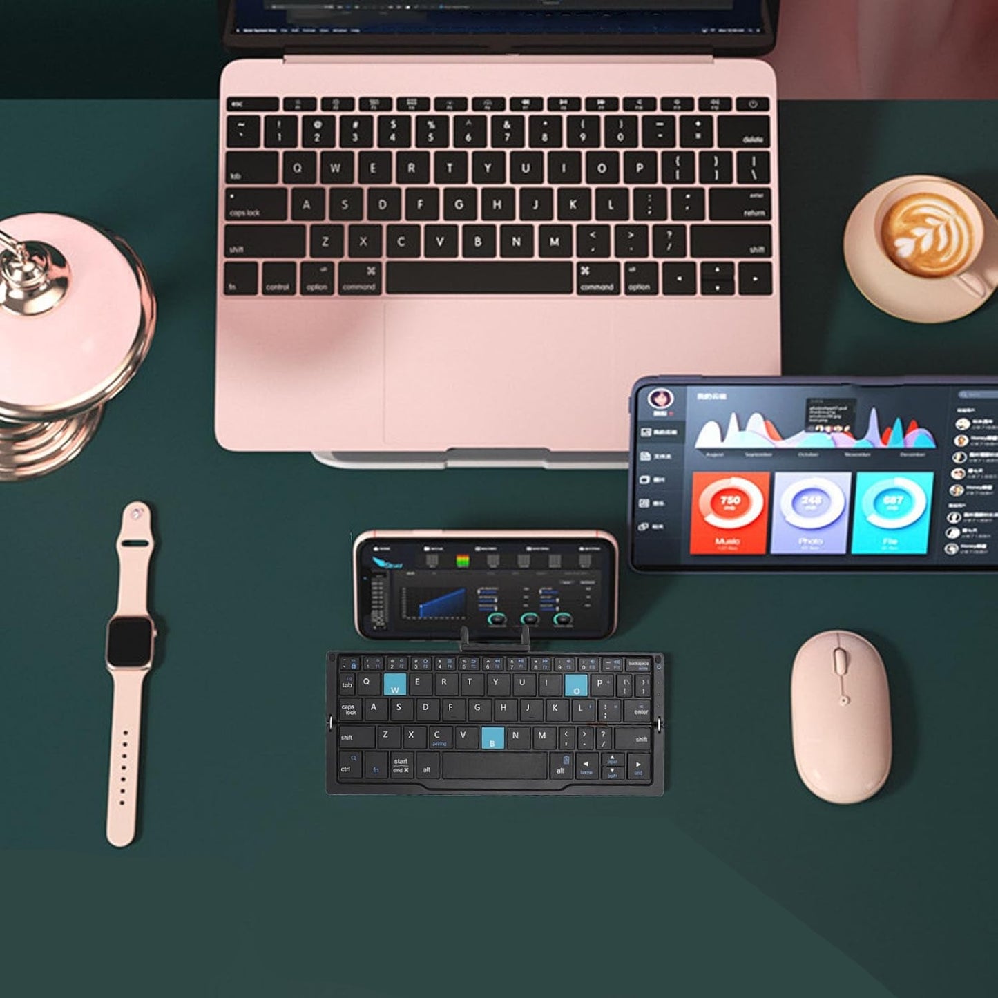 Clavier Bluetooth Pliable