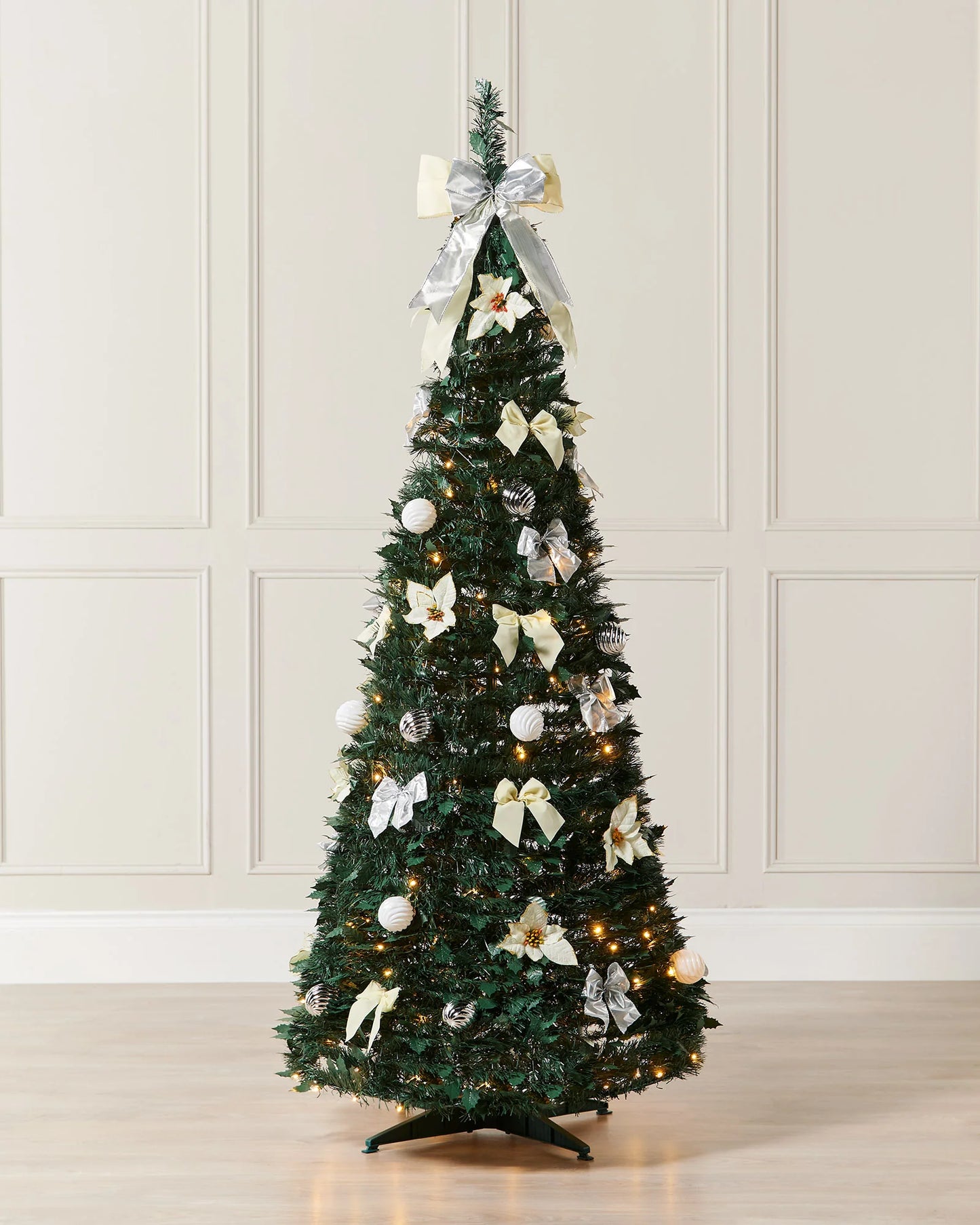 Sapin de Noël Pliable - Pré-Décoré