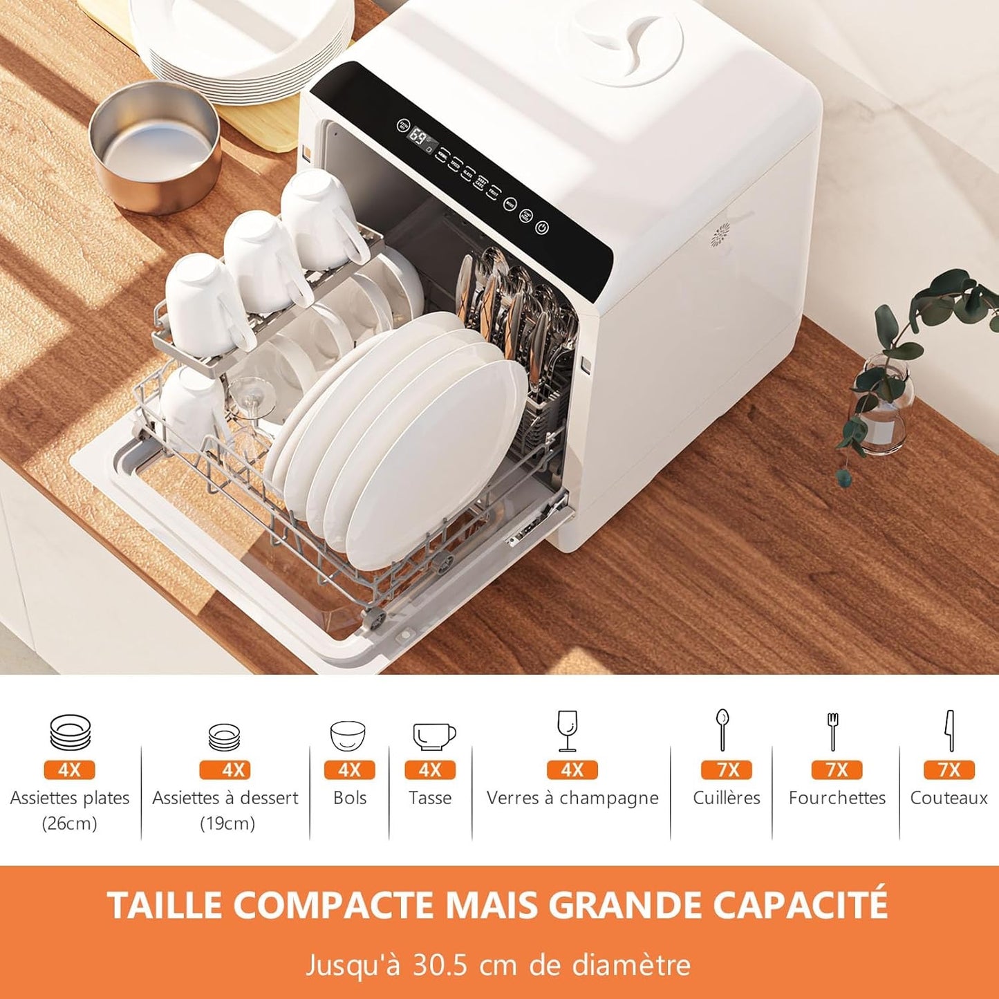 Mini Lave-Vaisselle Portable