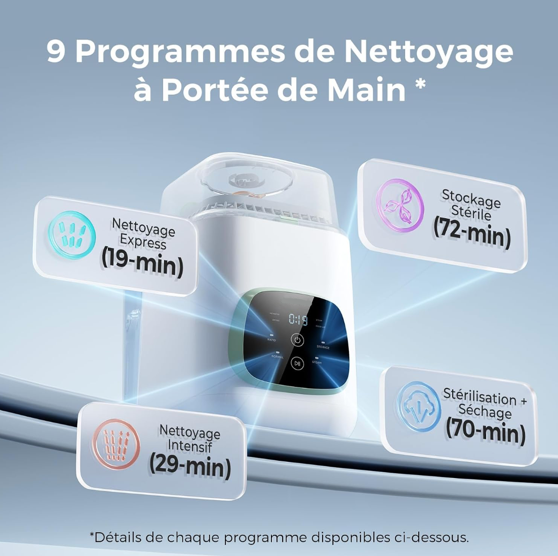Lave-Biberons Pro Stérilisateur