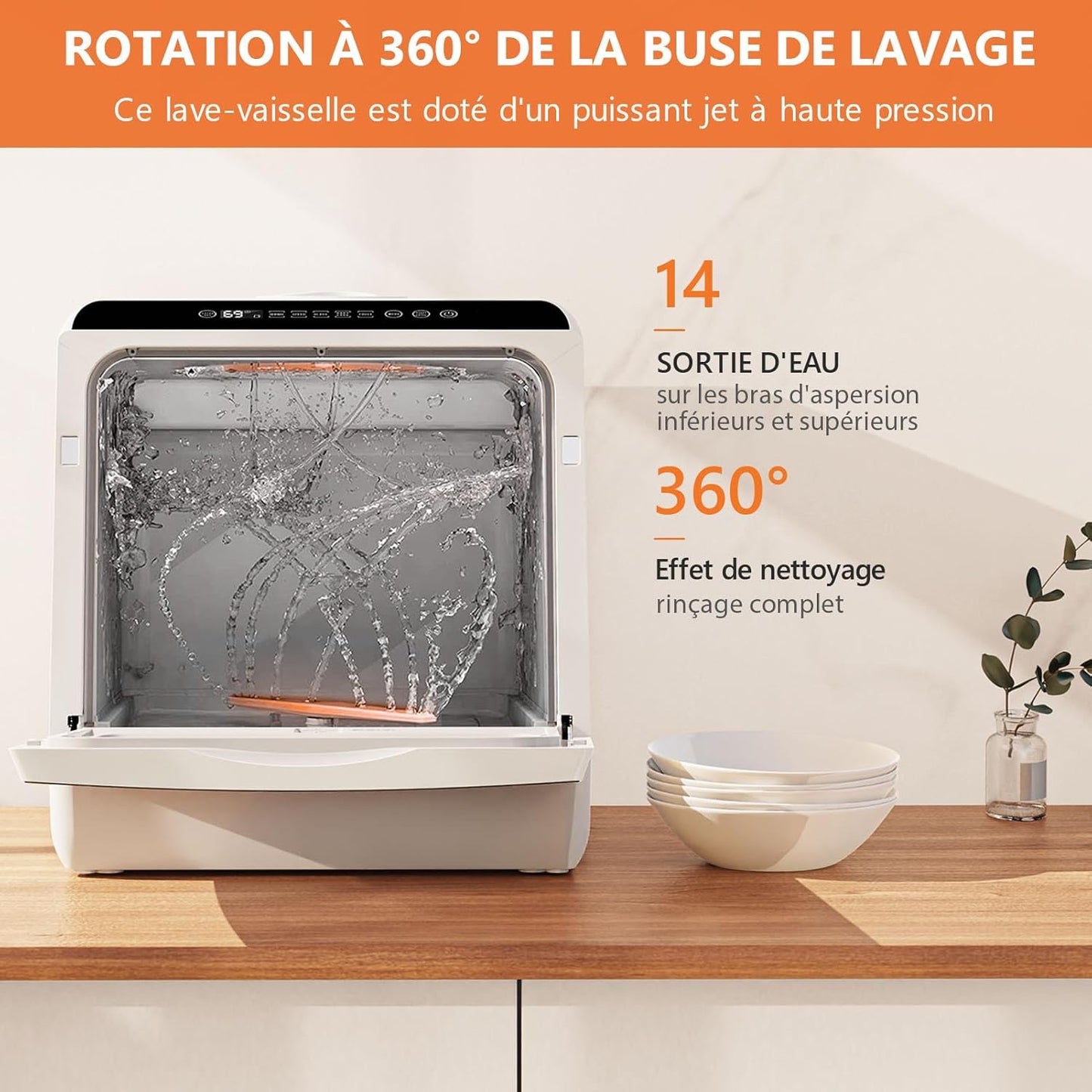 Mini Lave-Vaisselle Portable