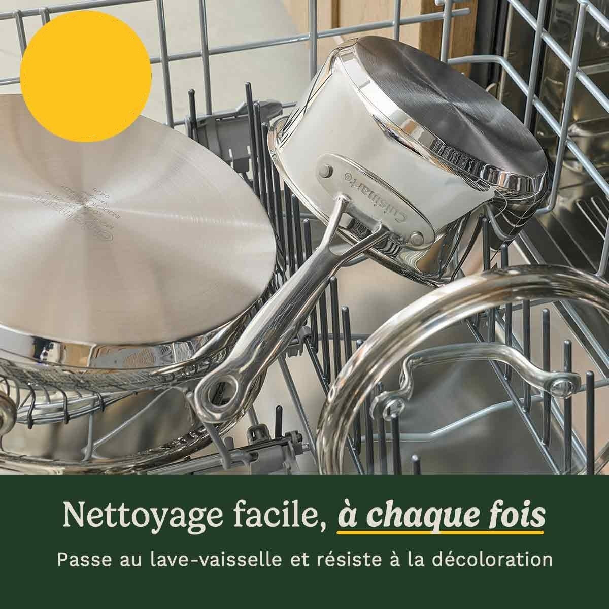 Batterie de Cuisine en Acier Inox 11 Pièces