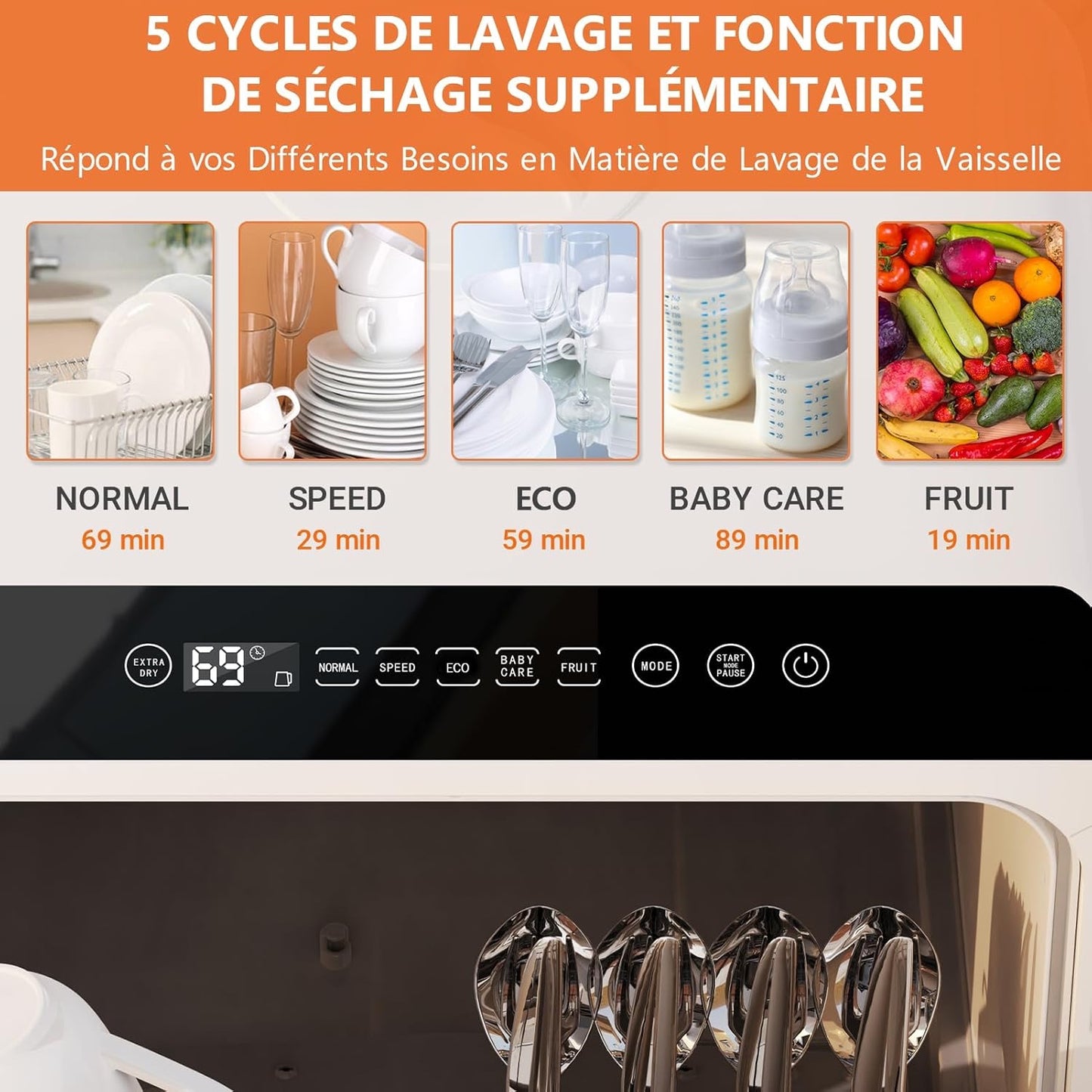 Mini Lave-Vaisselle Portable