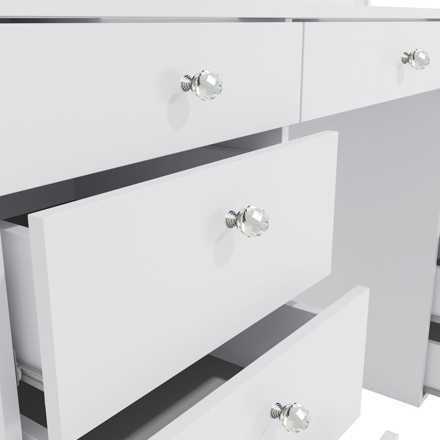 Coiffeuse avec Miroir et Lumineux LED