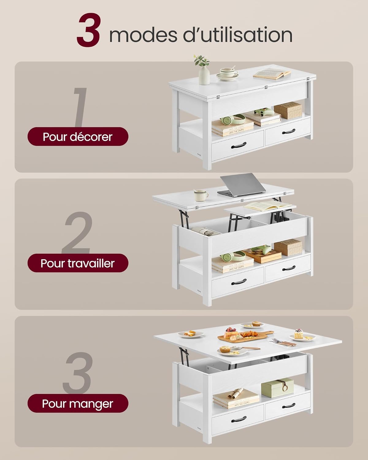 Table Basse Relevable