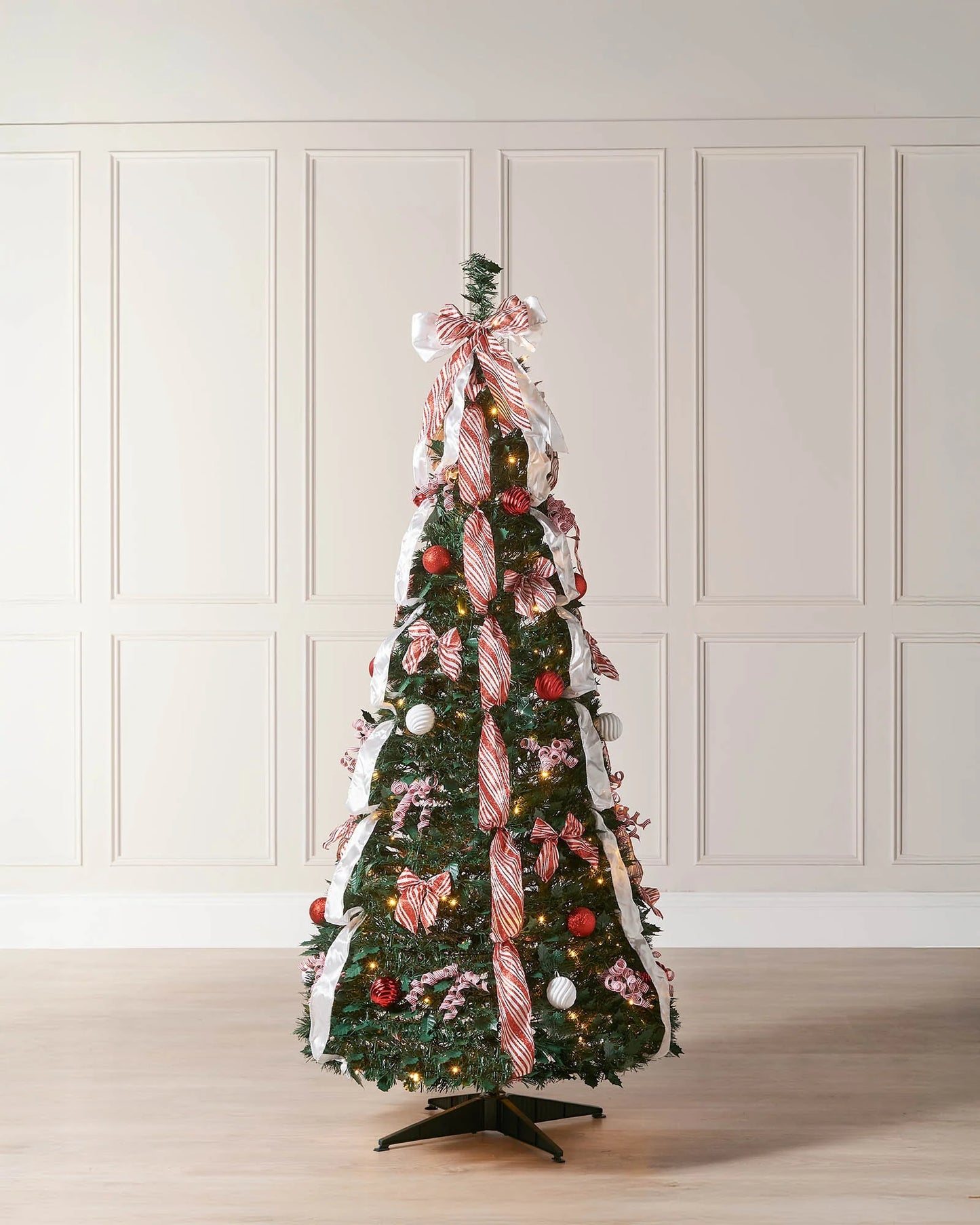 Sapin de Noël Pliable - Pré-Décoré