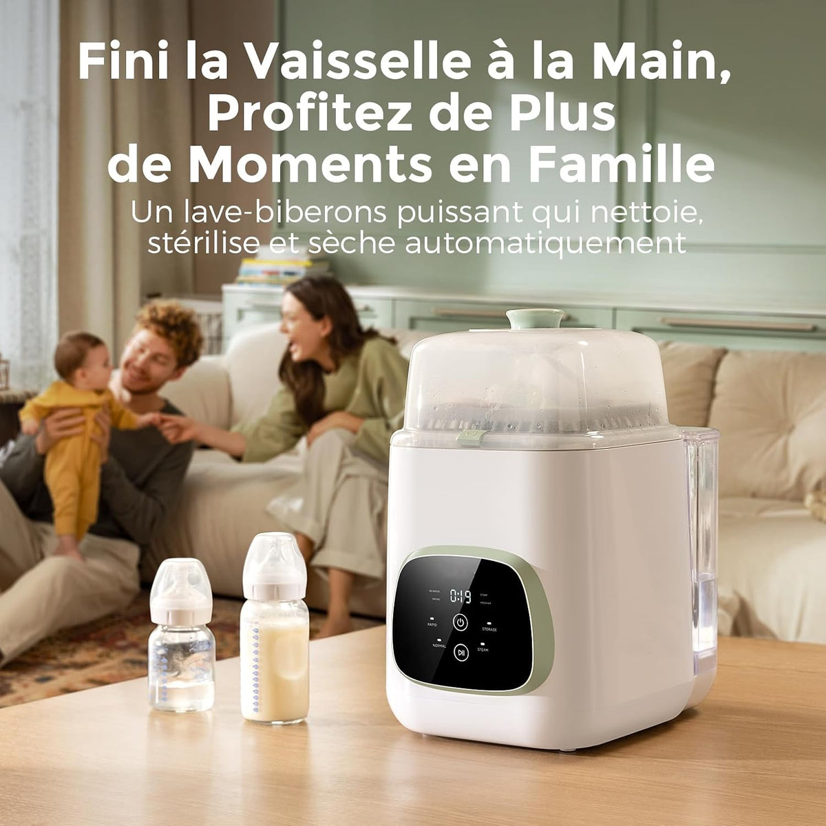 Lave-Biberons Pro Stérilisateur